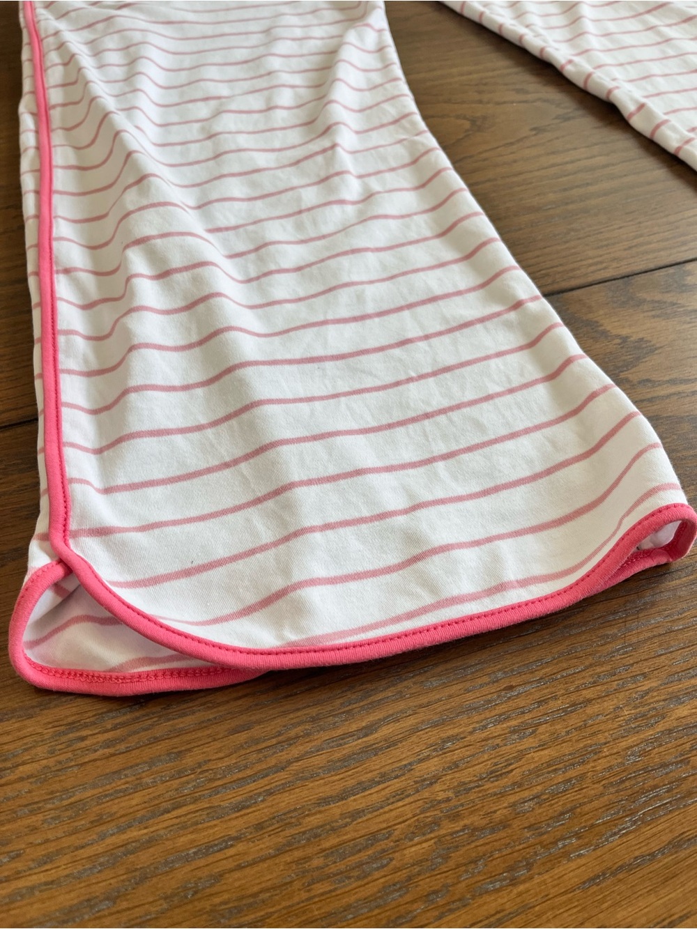 LAKE Women’s L Pink Stripe Pajama Pants Soft Pima Cotton Loungewear Comfy Cozy - Picture 5 of 6